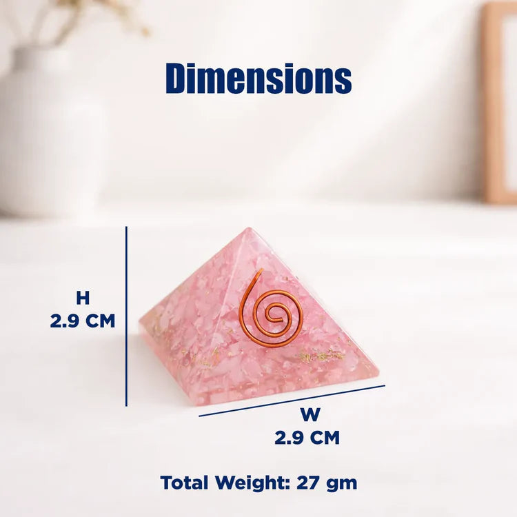 Rose Quartz Pyramid – Love, Relationship & Heart Chakra Healing