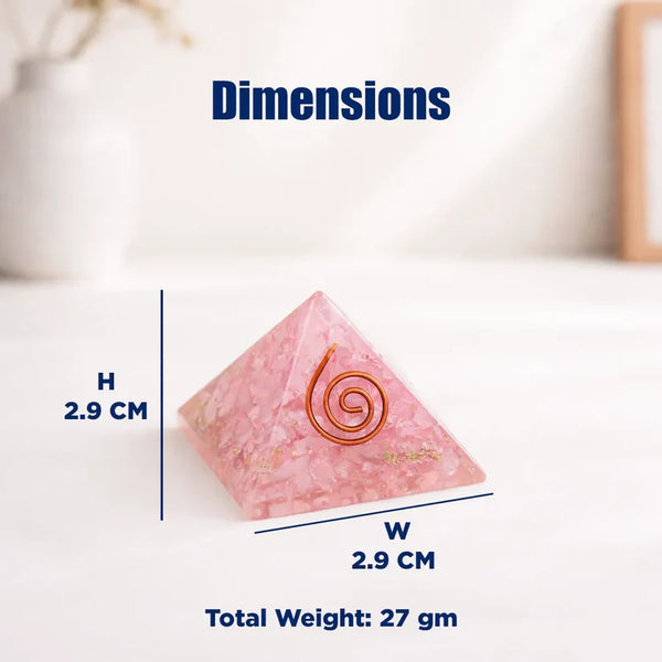 Rose Quartz Pyramid – Love, Relationship & Heart Chakra Healing
