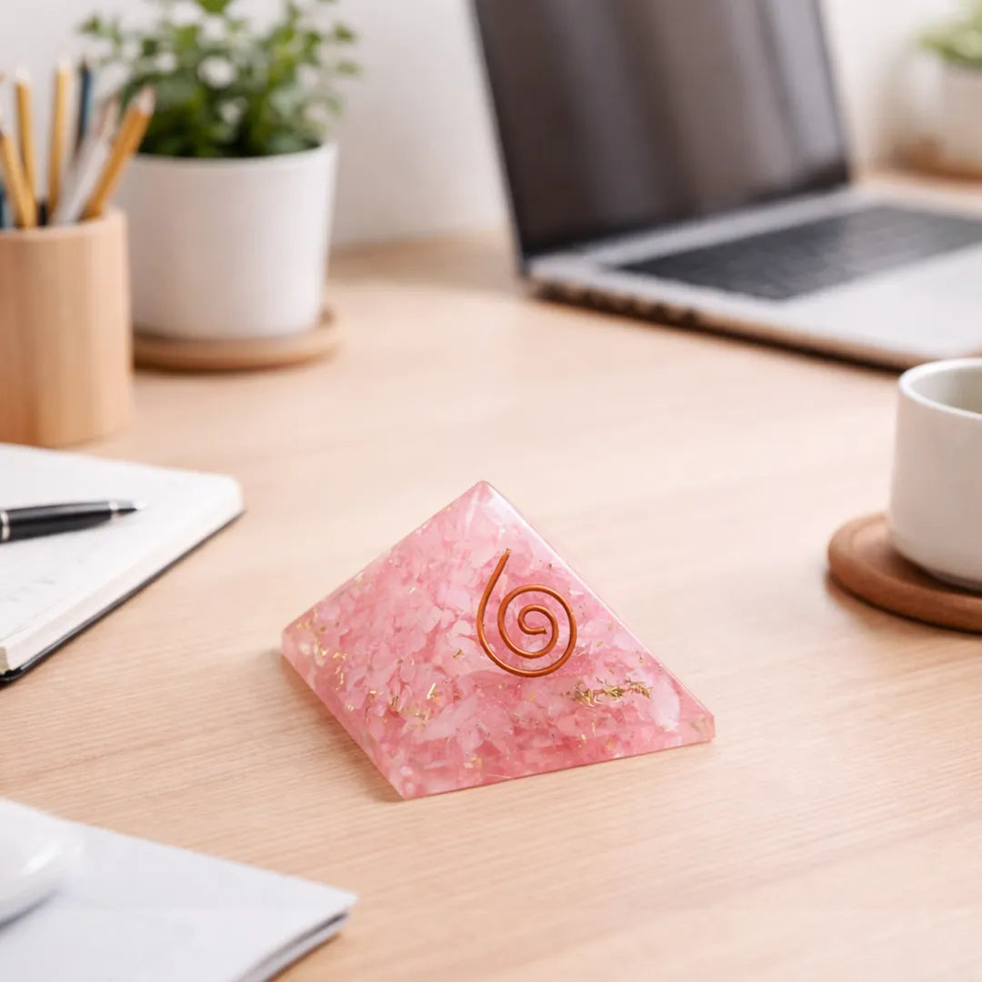 Rose Quartz Pyramid – Love, Relationship & Heart Chakra Healing