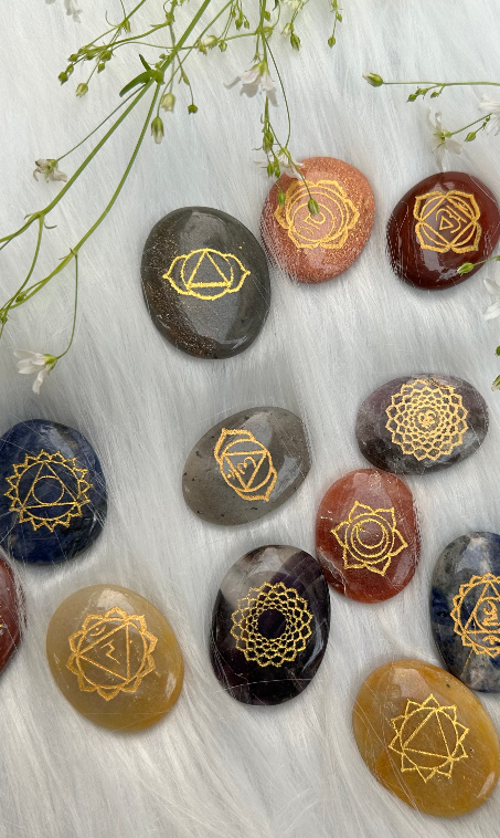 Seven Chakra Zibu Symbol Coin