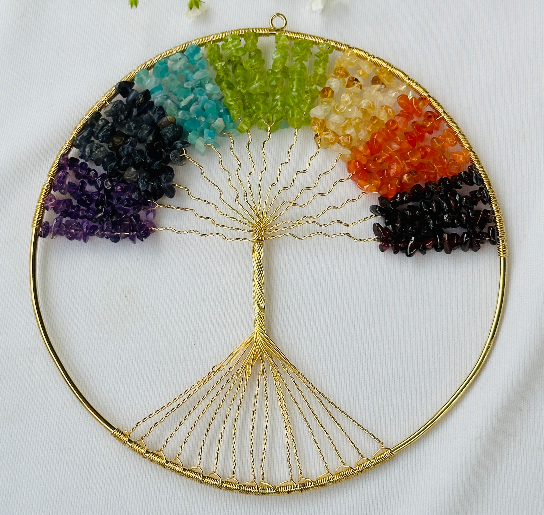 7 Chakra Tree Wall Hanging