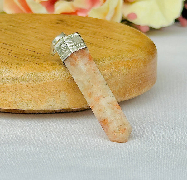 Sunstone Pencil Pendant