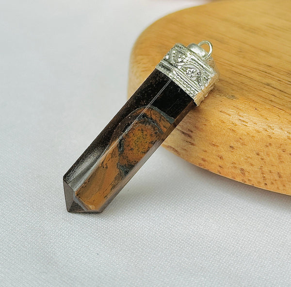 Boosts Your Confidence Level & Exalts the Planet Ketu: Tiger Eye Pencil Pendant