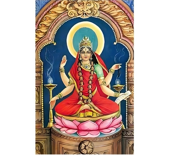 Tripura Bhairavi Kavach (Pure Silver Tabeej)