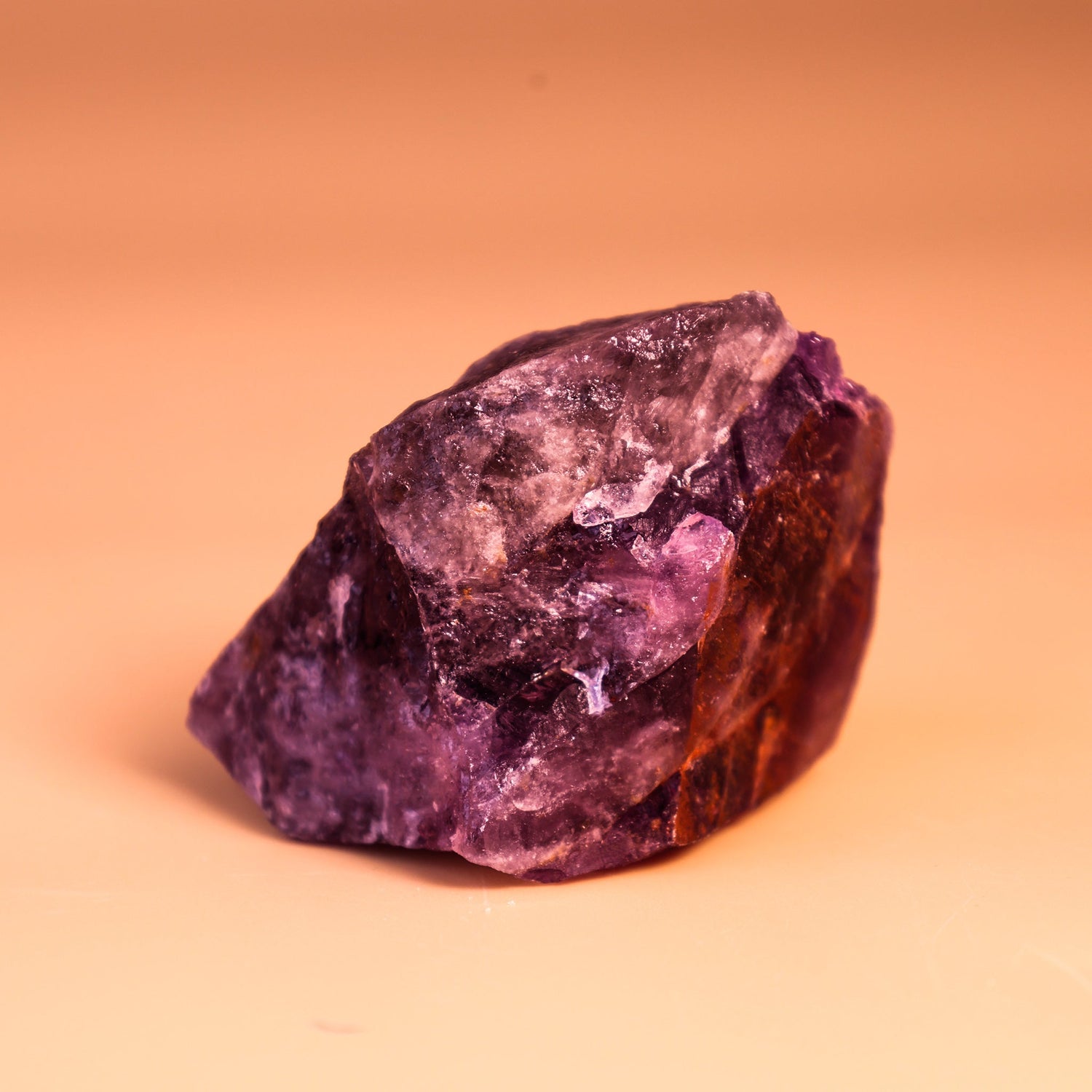 Amethyst Rough Stone: Emotional Healing & Stress Relief