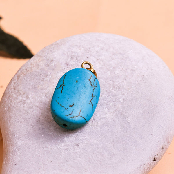 Natural Firoza Pendant