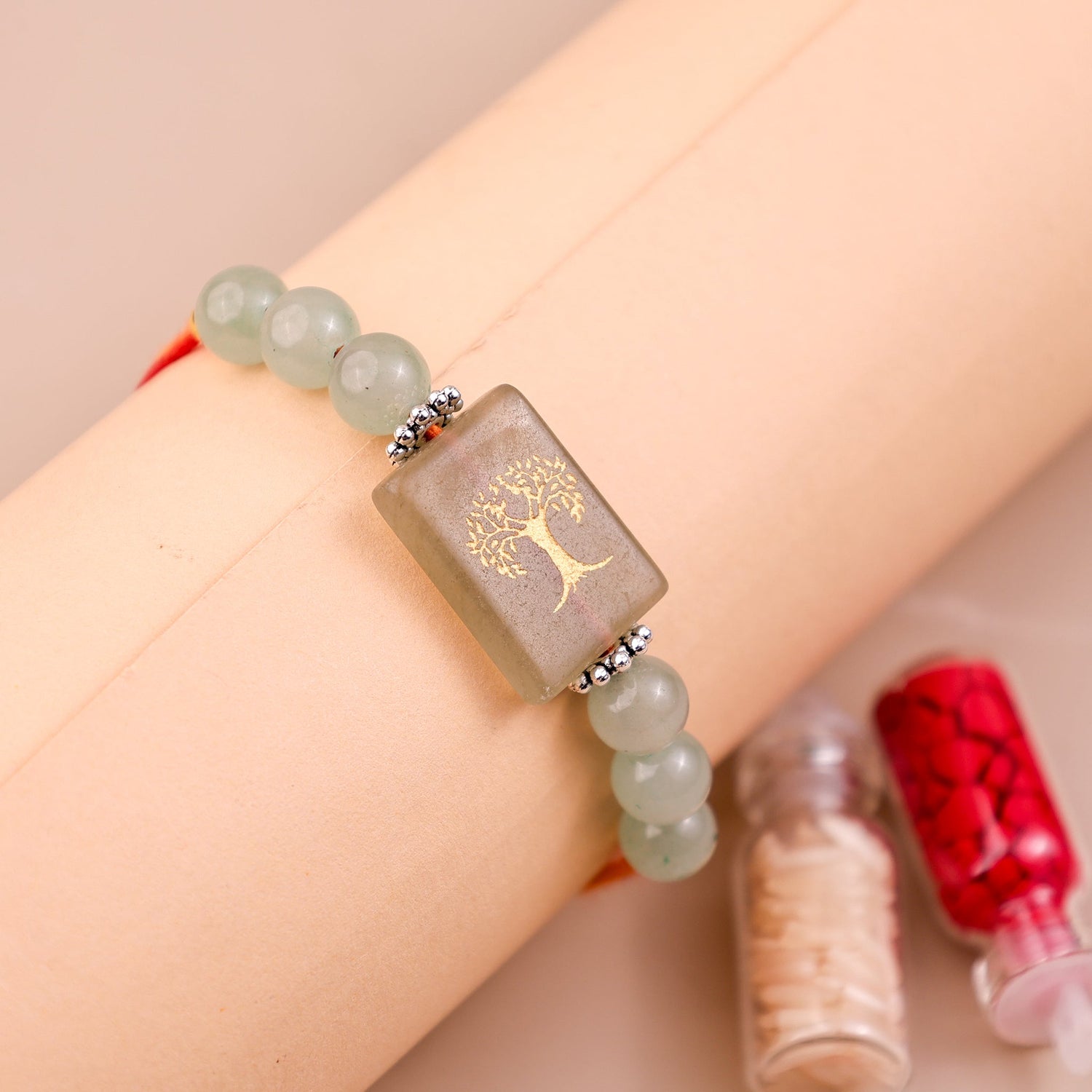 Moonstone Tree Rakhi – Abhimantrit