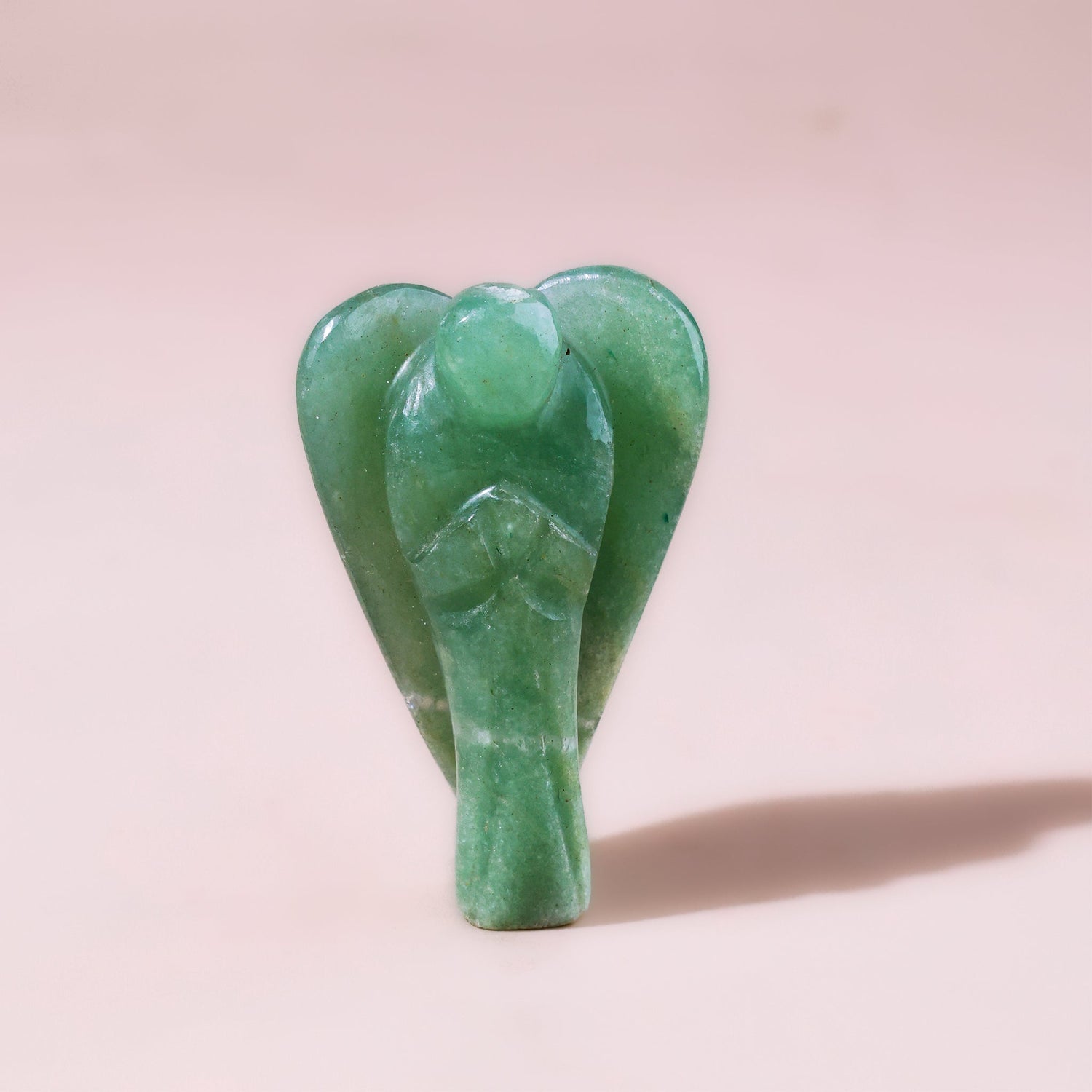 Green Aventurine Crystal Angle: Promotes Wealth Attraction & Money Growth