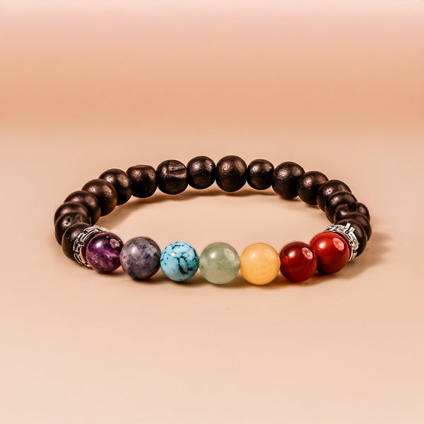 Karungali 7 Chakra Bracelet (Abhimantrit) for Protection