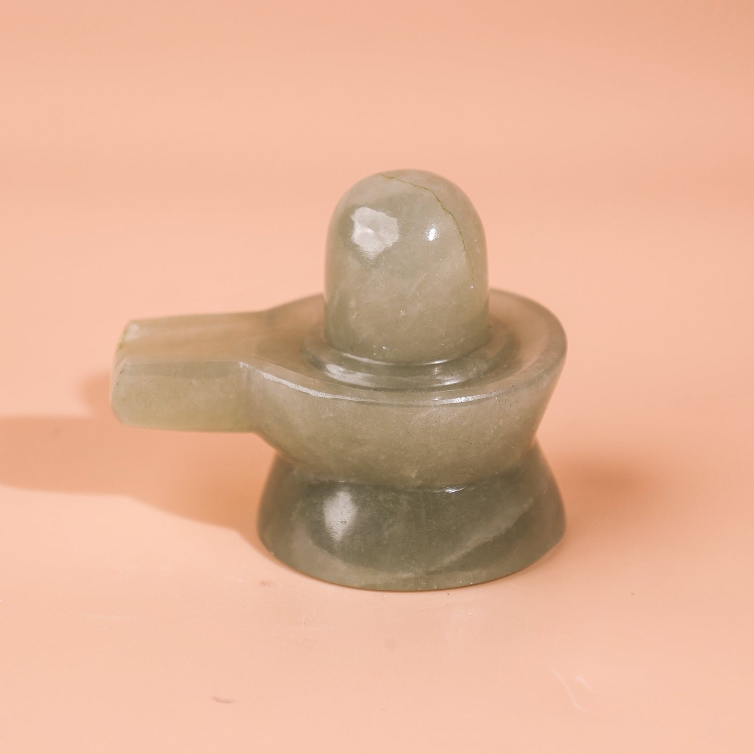 Green Aventurine Shivling Idol