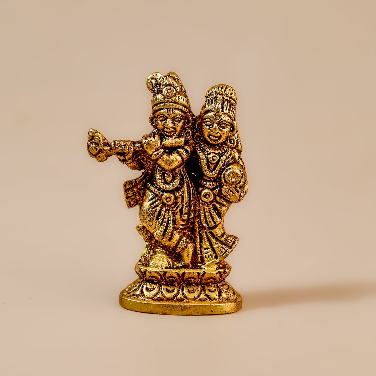 Brass Radha Krishna Idol