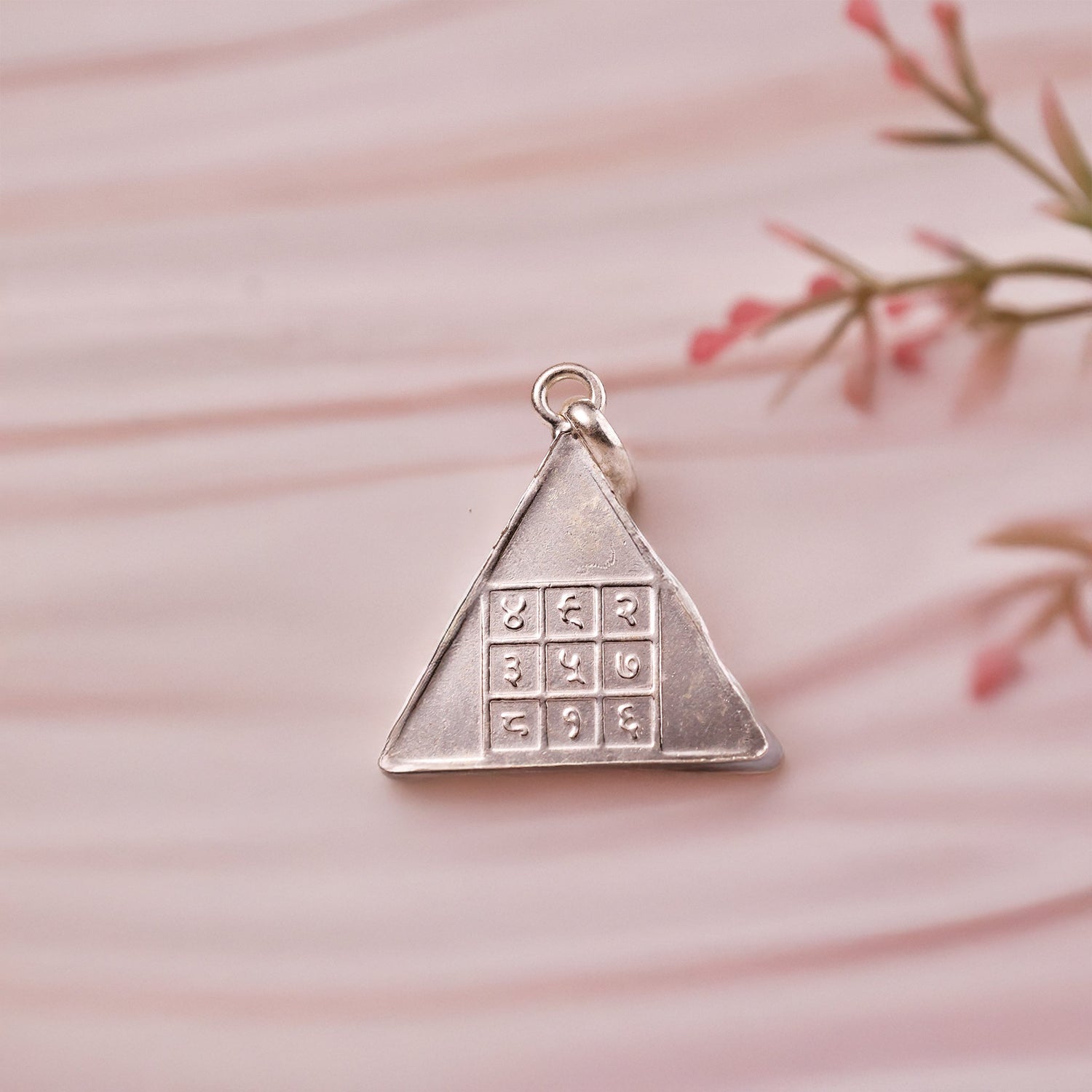 Pyra Budh Grah Yantra Pure Silver Pendant
