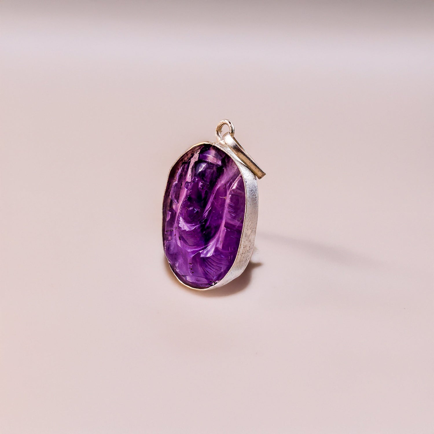Amethyst Ganesha Pendant