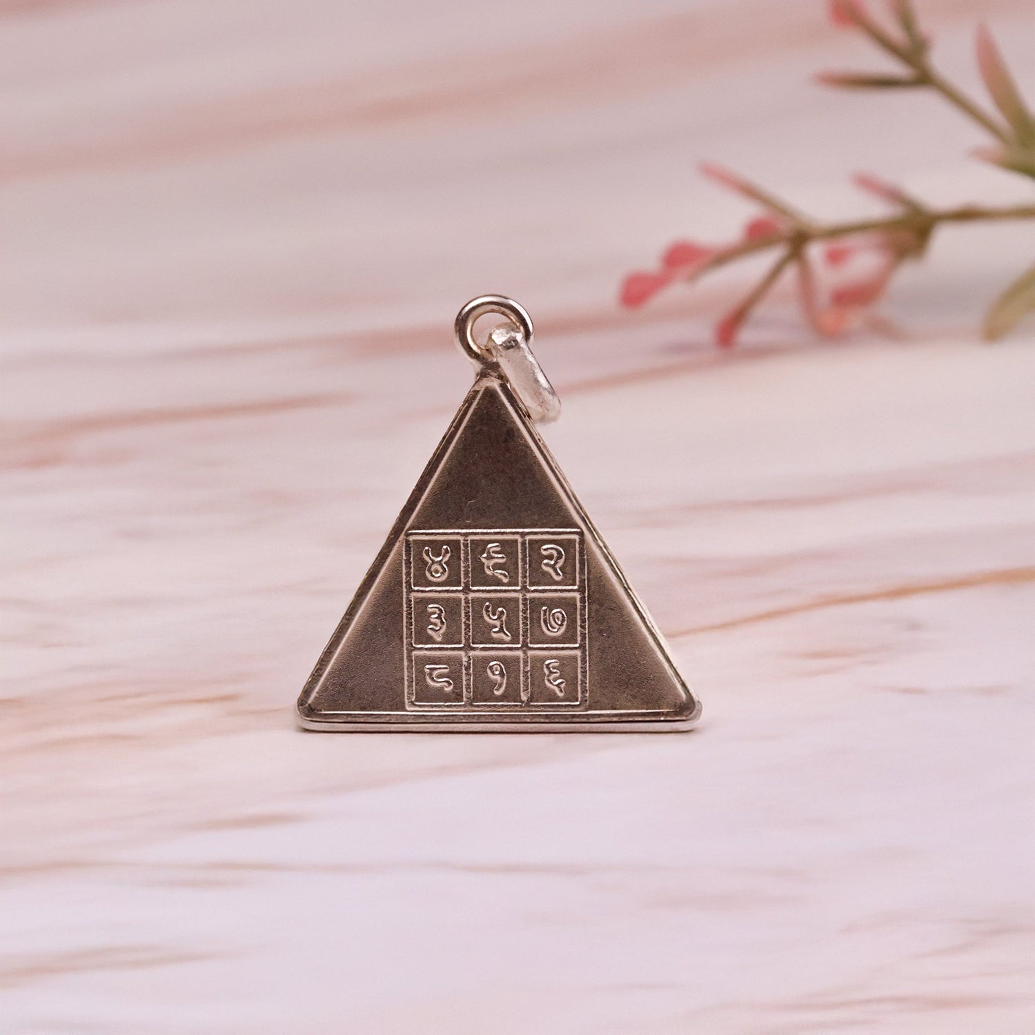 Pyra Surya Yantra Pendant Pure Silver