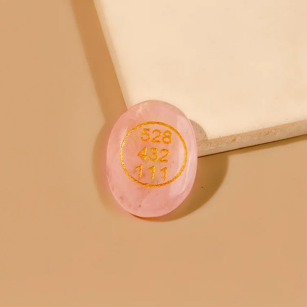 Rose Quartz Zibu Coin (Relationship & Love)