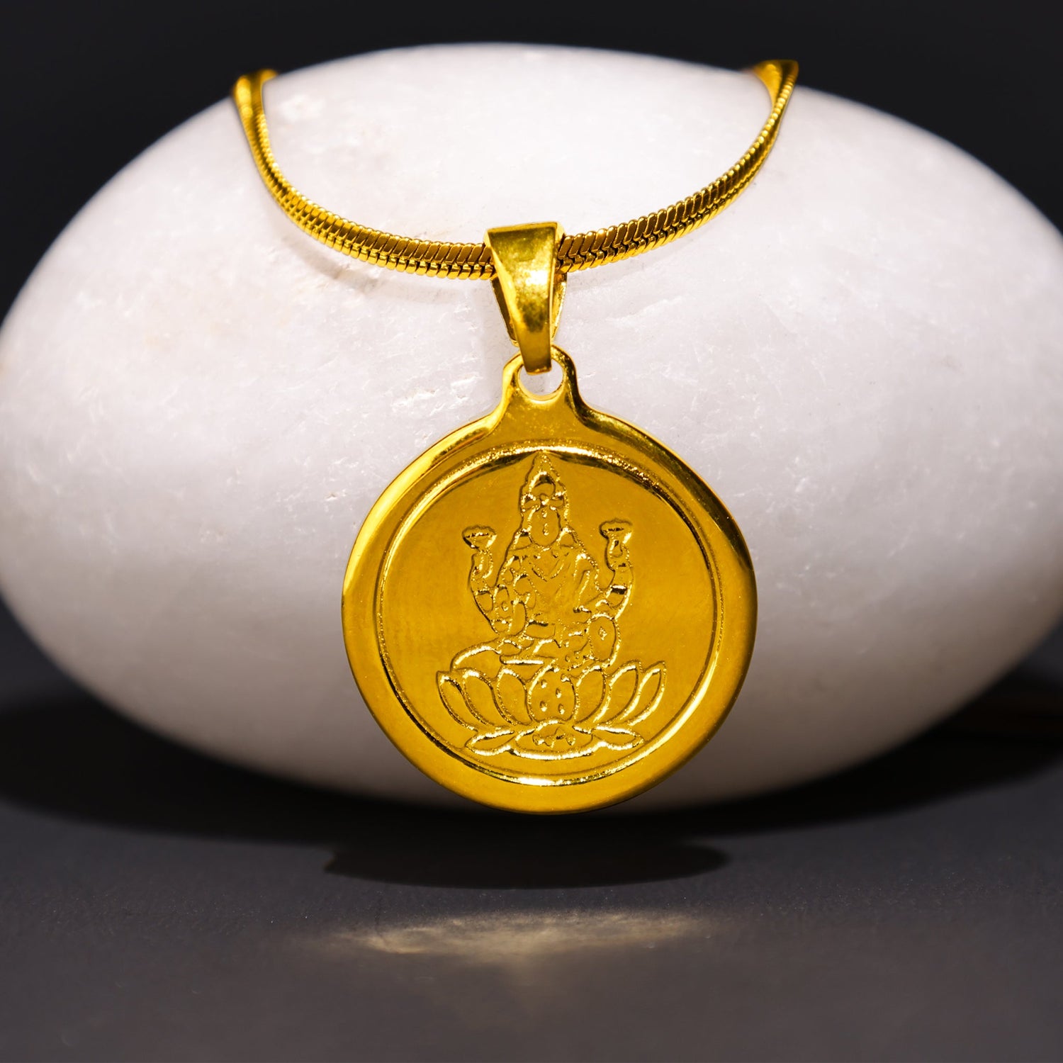 Maa Laxmi Pendant IGP Gold Plating