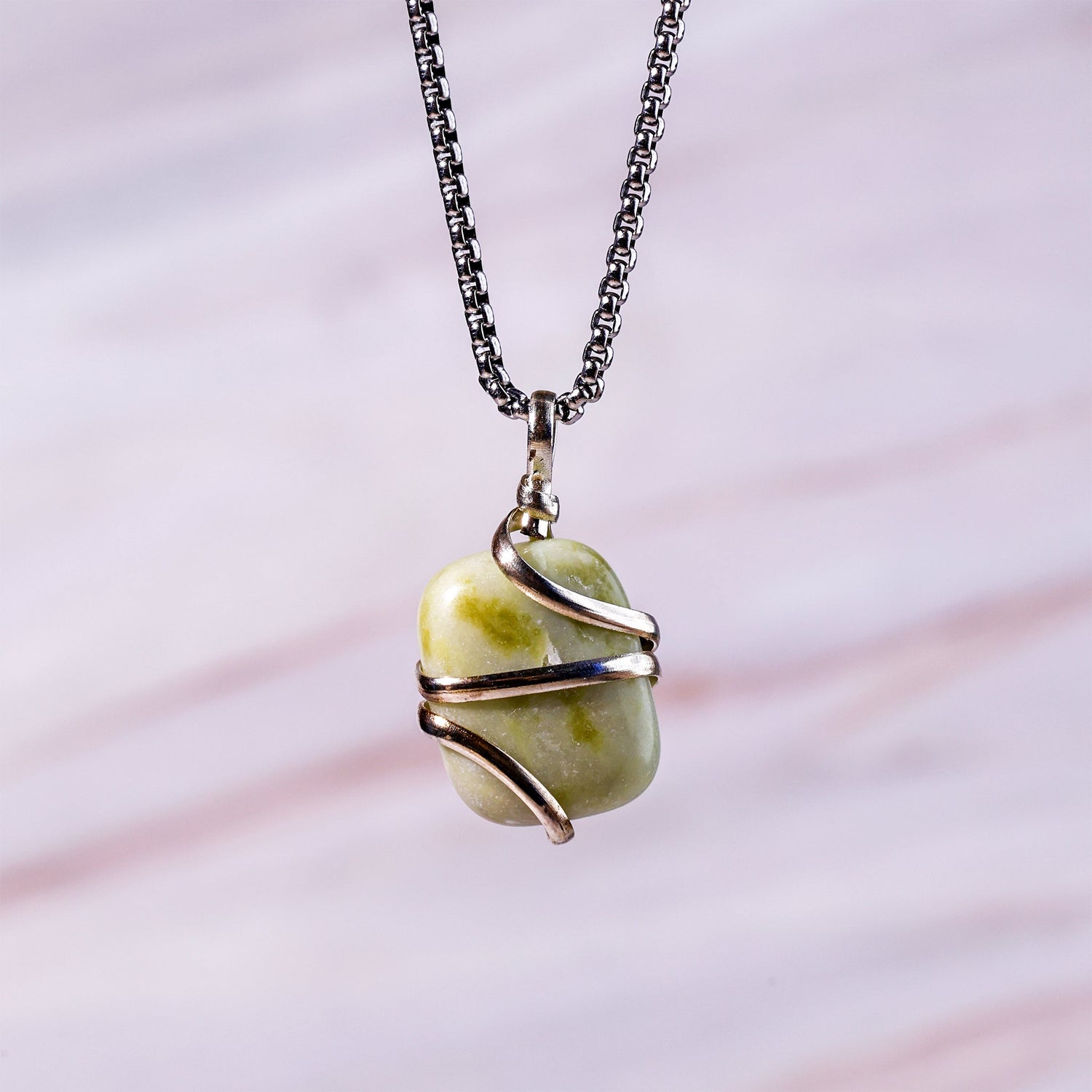 Serpentine Wrapping Pendant
