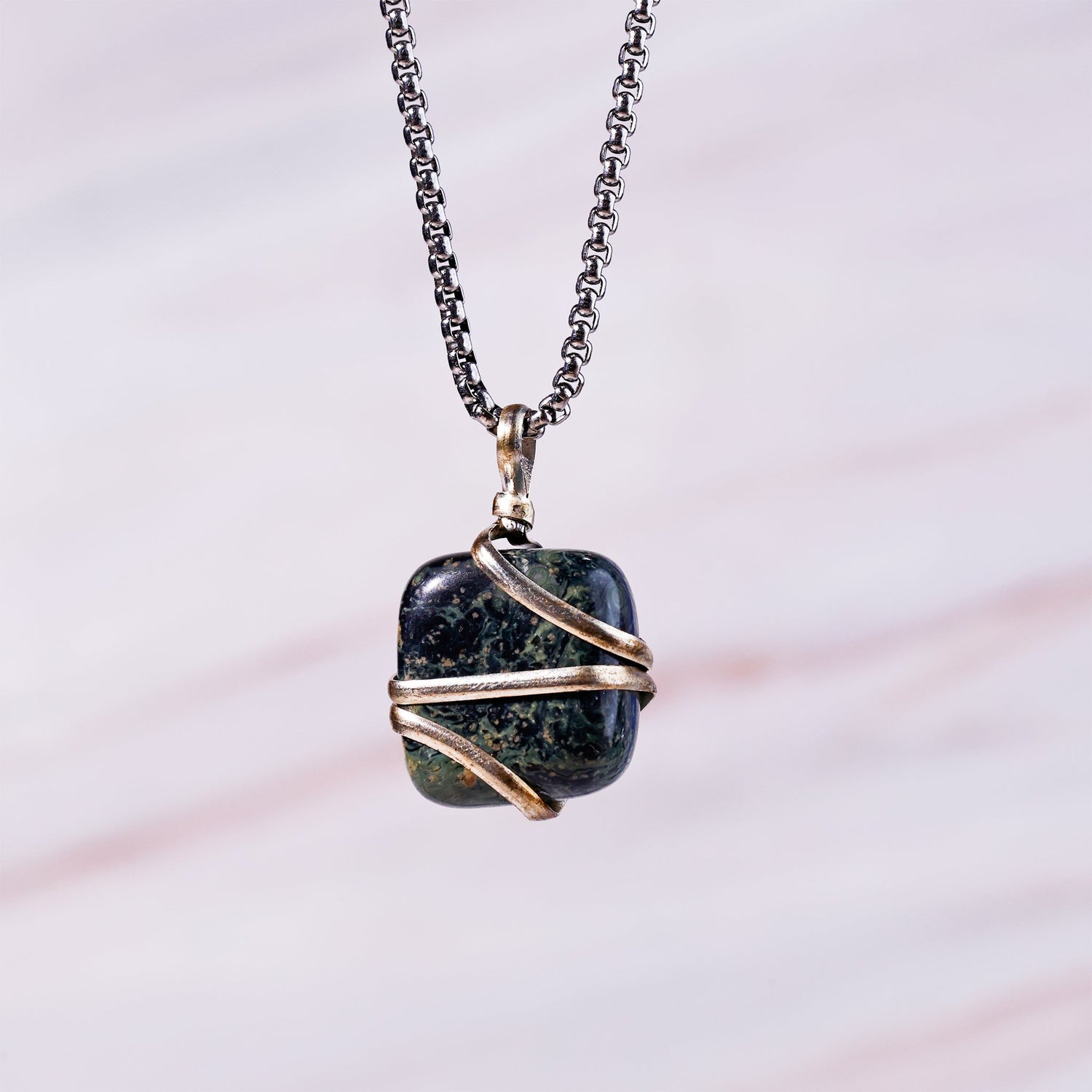 Jasper Wrapping Pendant