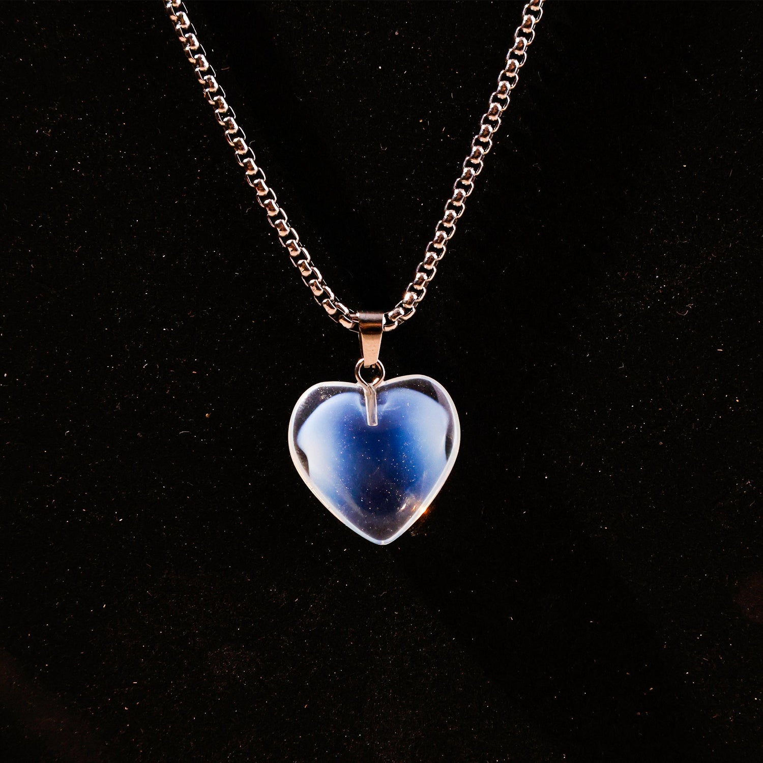 Opalite Heart Pendant