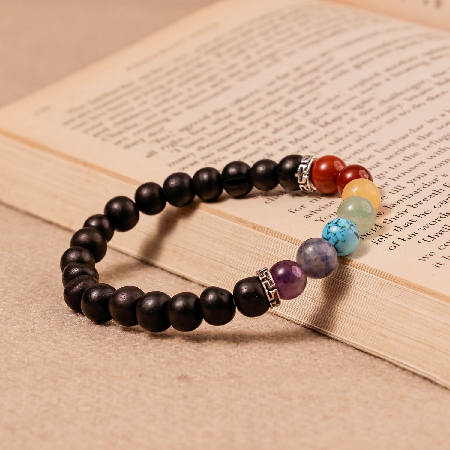 Karungali 7 Chakra Bracelet (Abhimantrit) for Protection