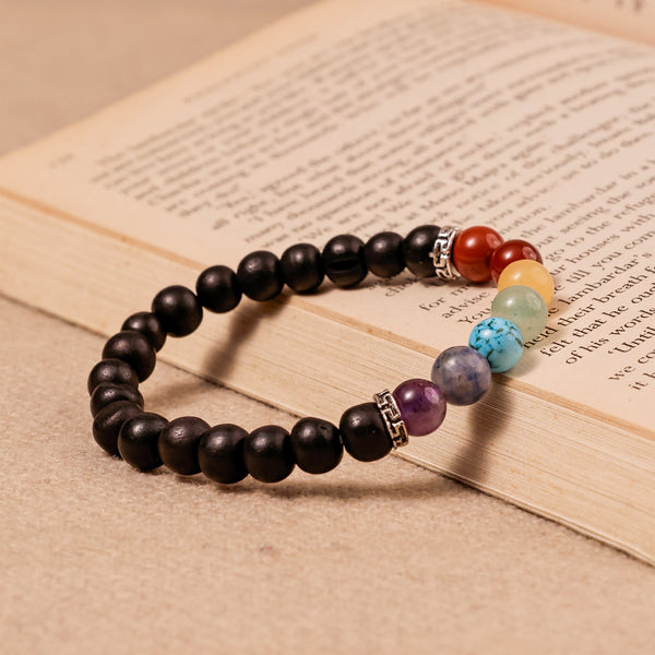 Karungali 7 Chakra Bracelet (Abhimantrit) for Protection
