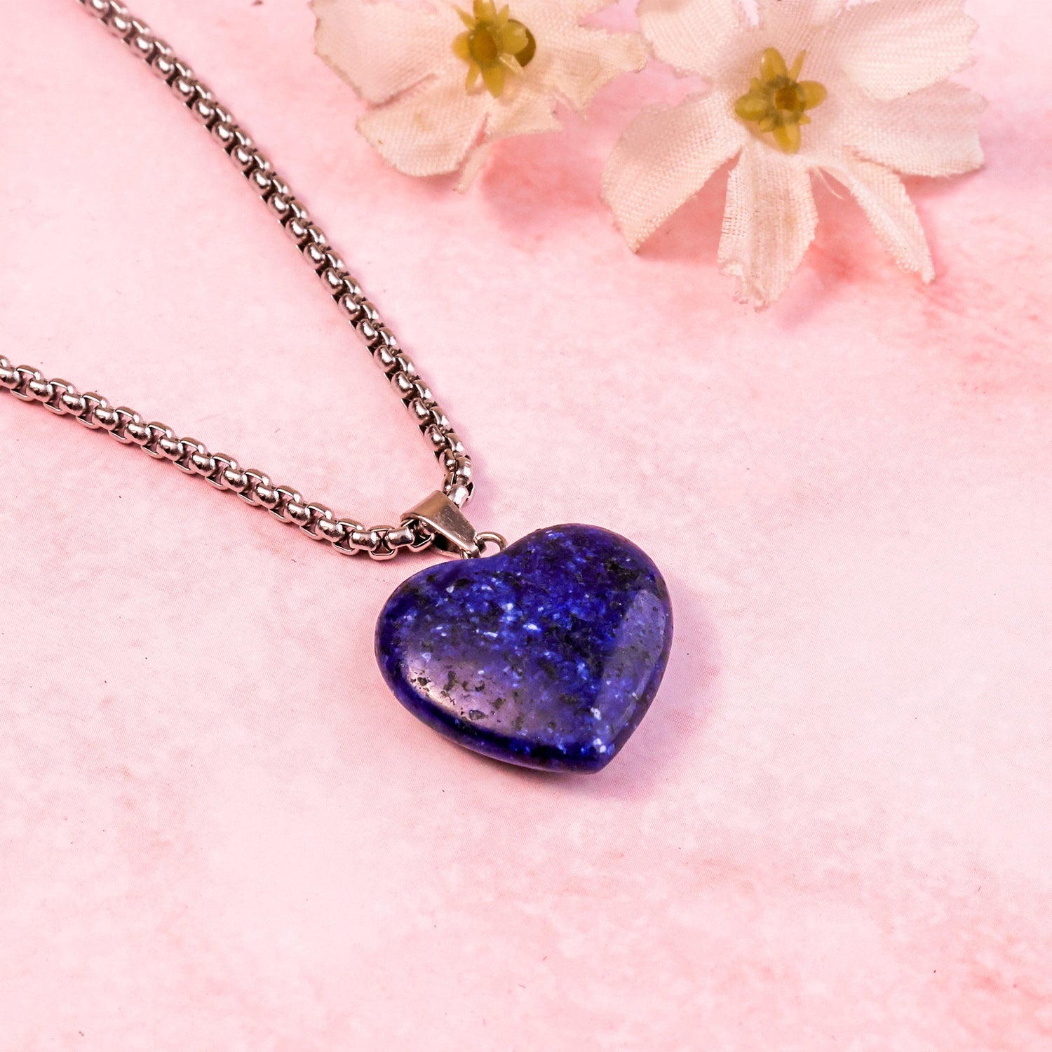 Lapis Lazuli Heart Pendant