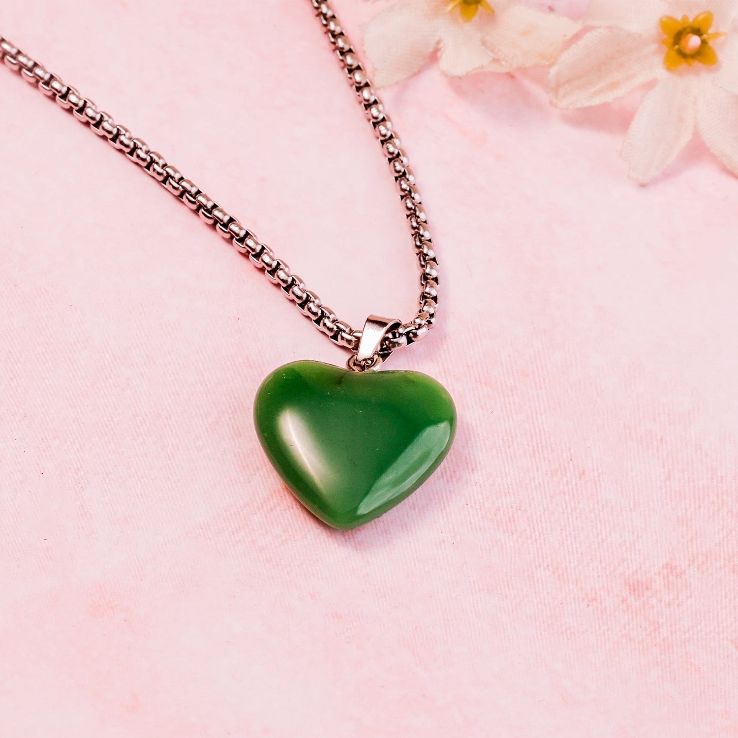 Green Aventure Heart Pendant