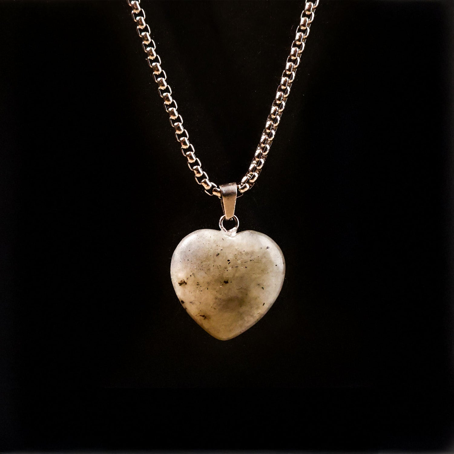Labradorite Heart Pendant