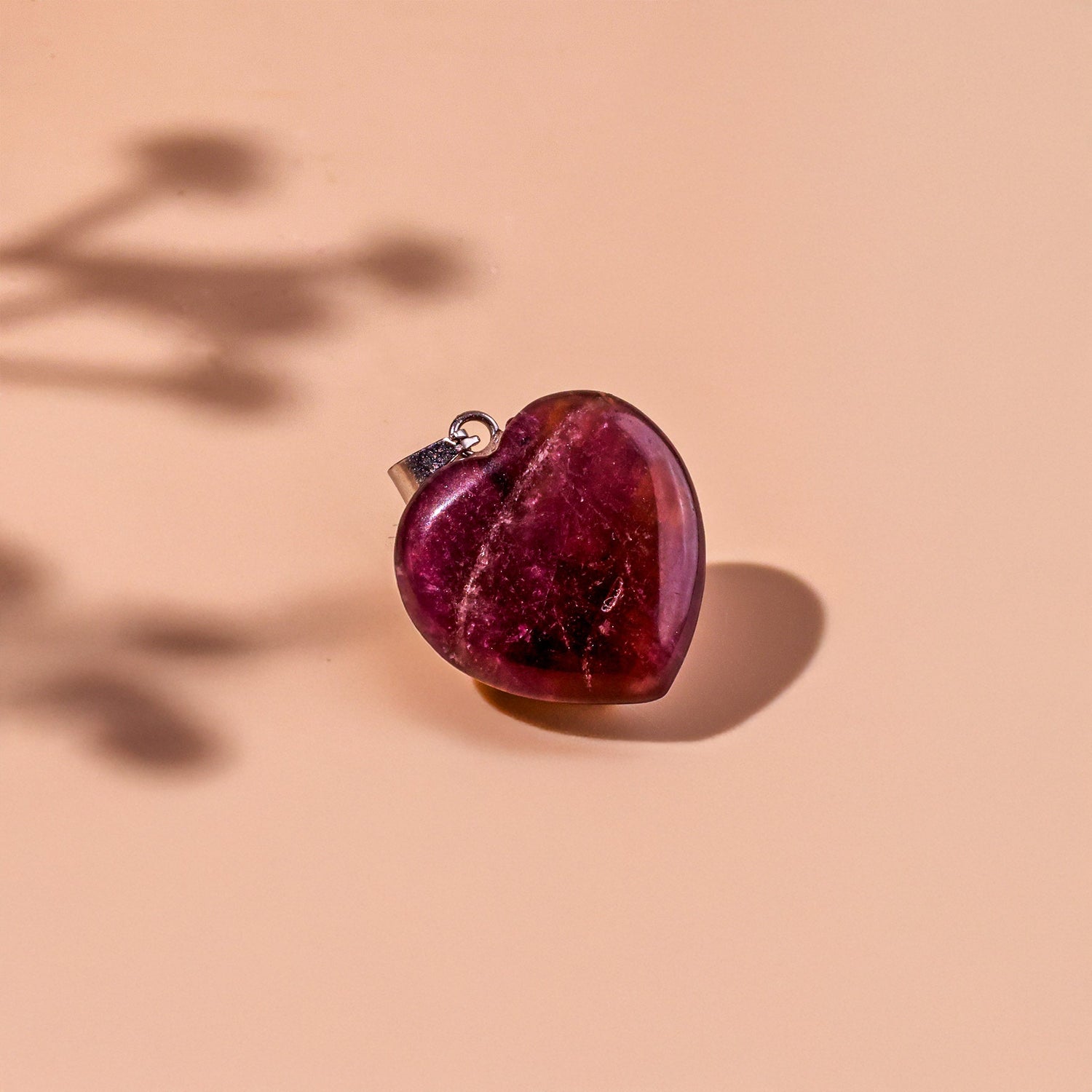 Amethyst Heart Pendant: Emotional Healing & Stress Relief