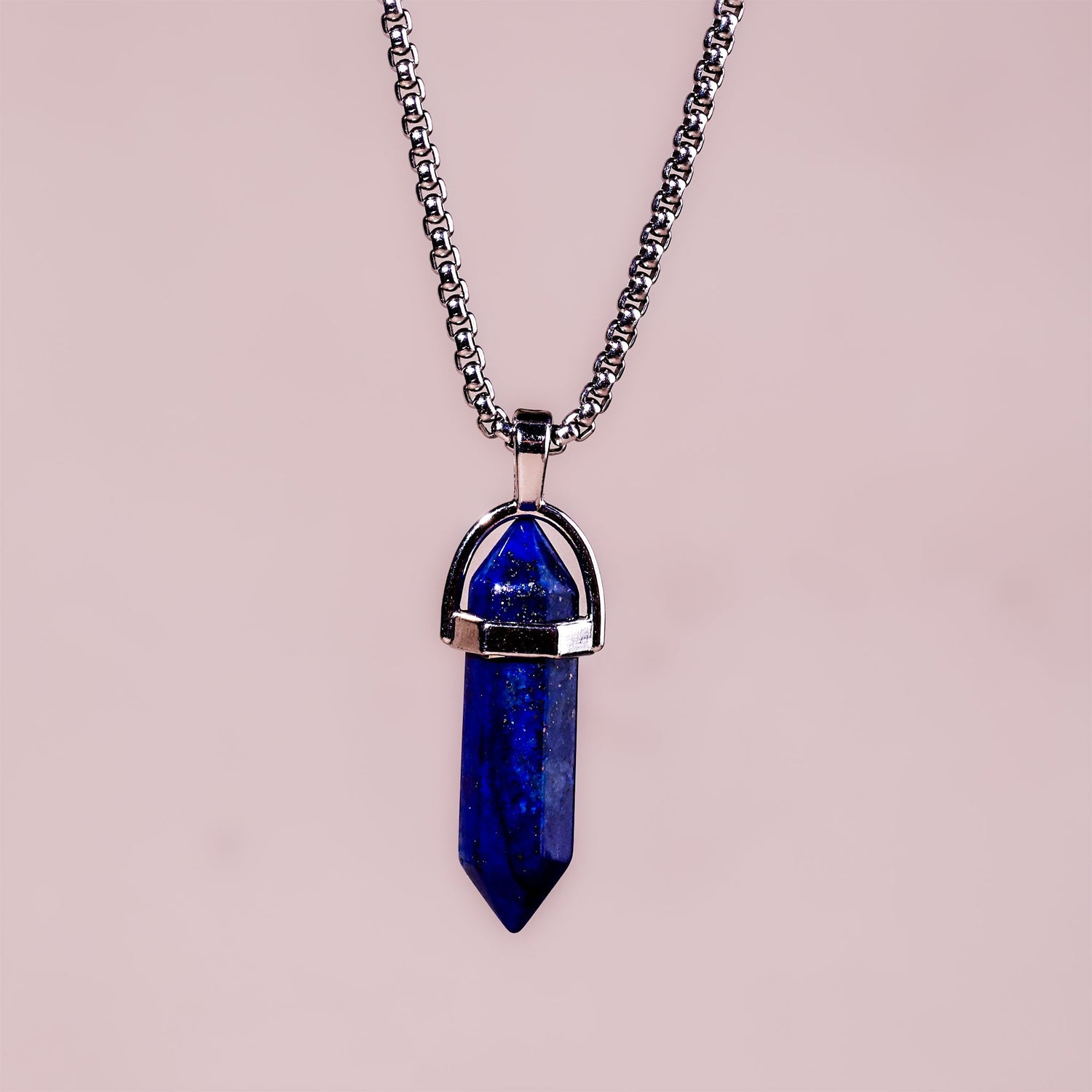 Lapis lazuli Pen Shape Pandent - Abhimantrit