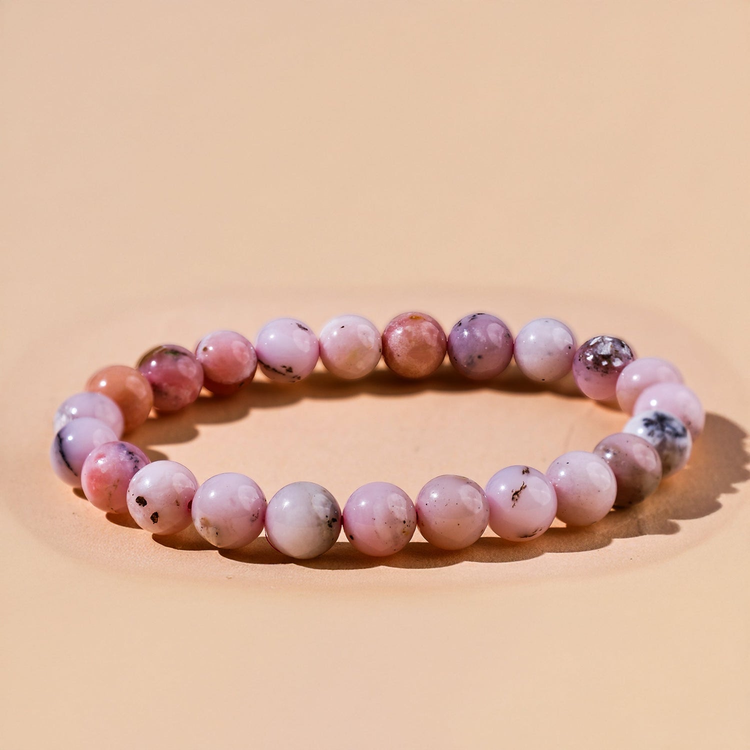 Pink Opal Bracelet (Abhimantrit) for Emotional Healing