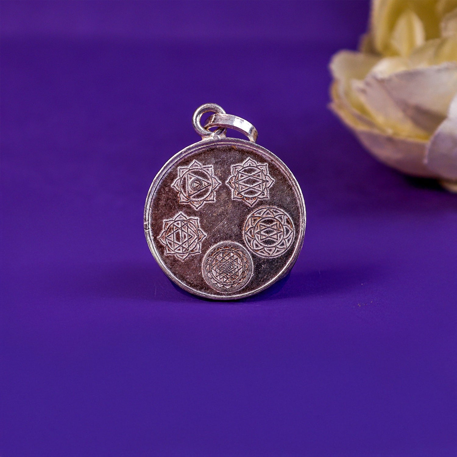 Dasha Mahavidha Yantra Pure Silver