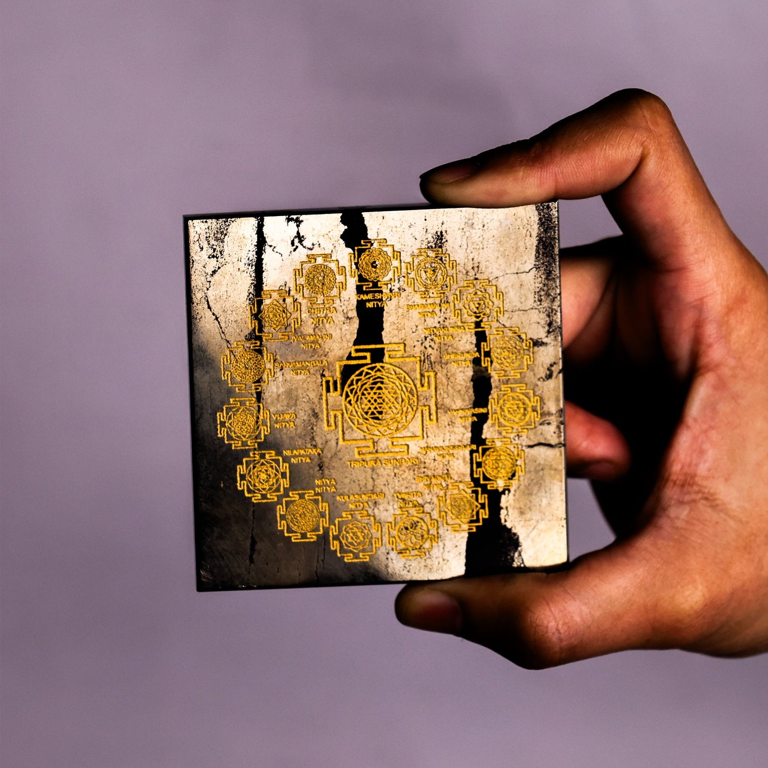 Pyrite Tripura Sundari Yantra