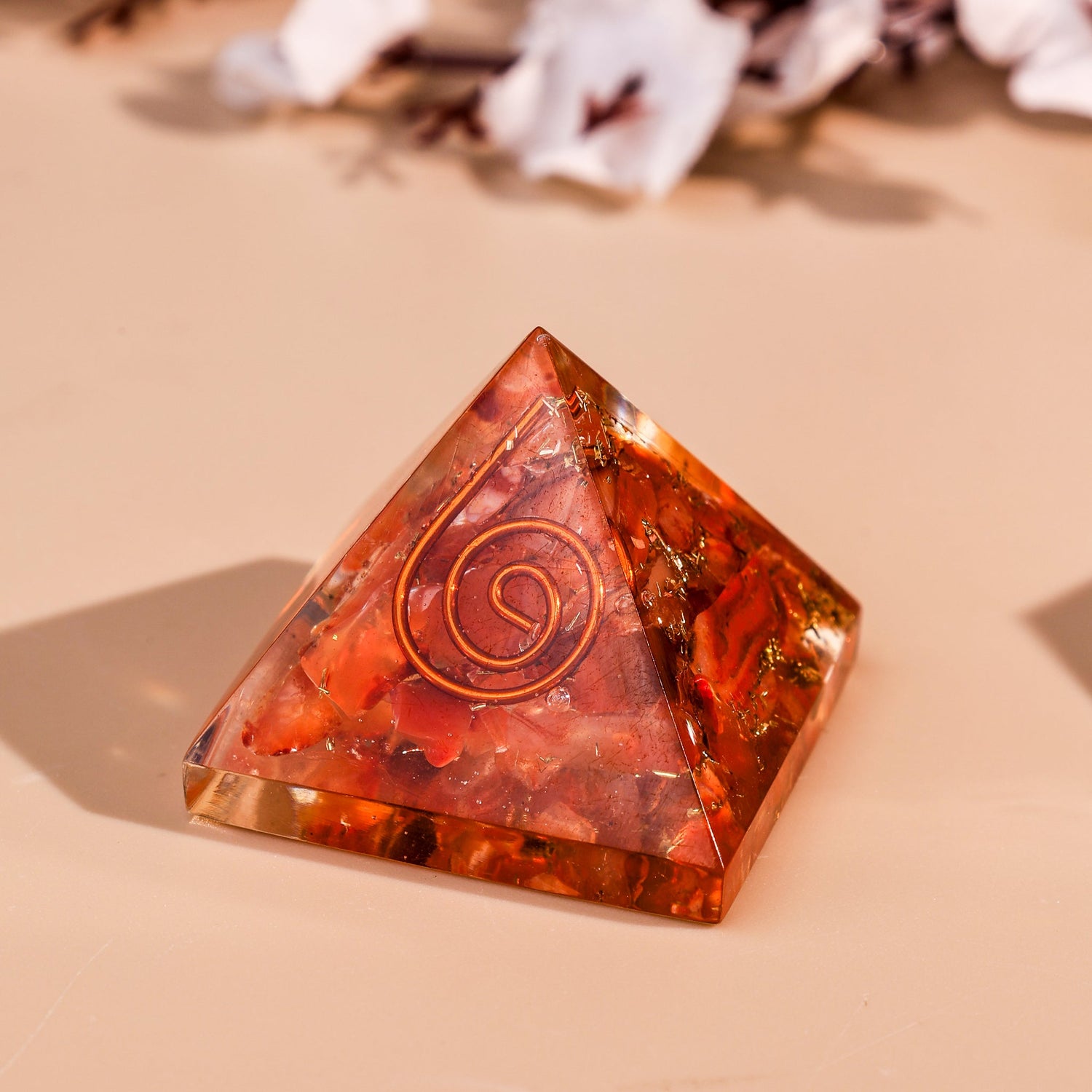 Carnelian Pyramid: Supports in Achieving Goals
