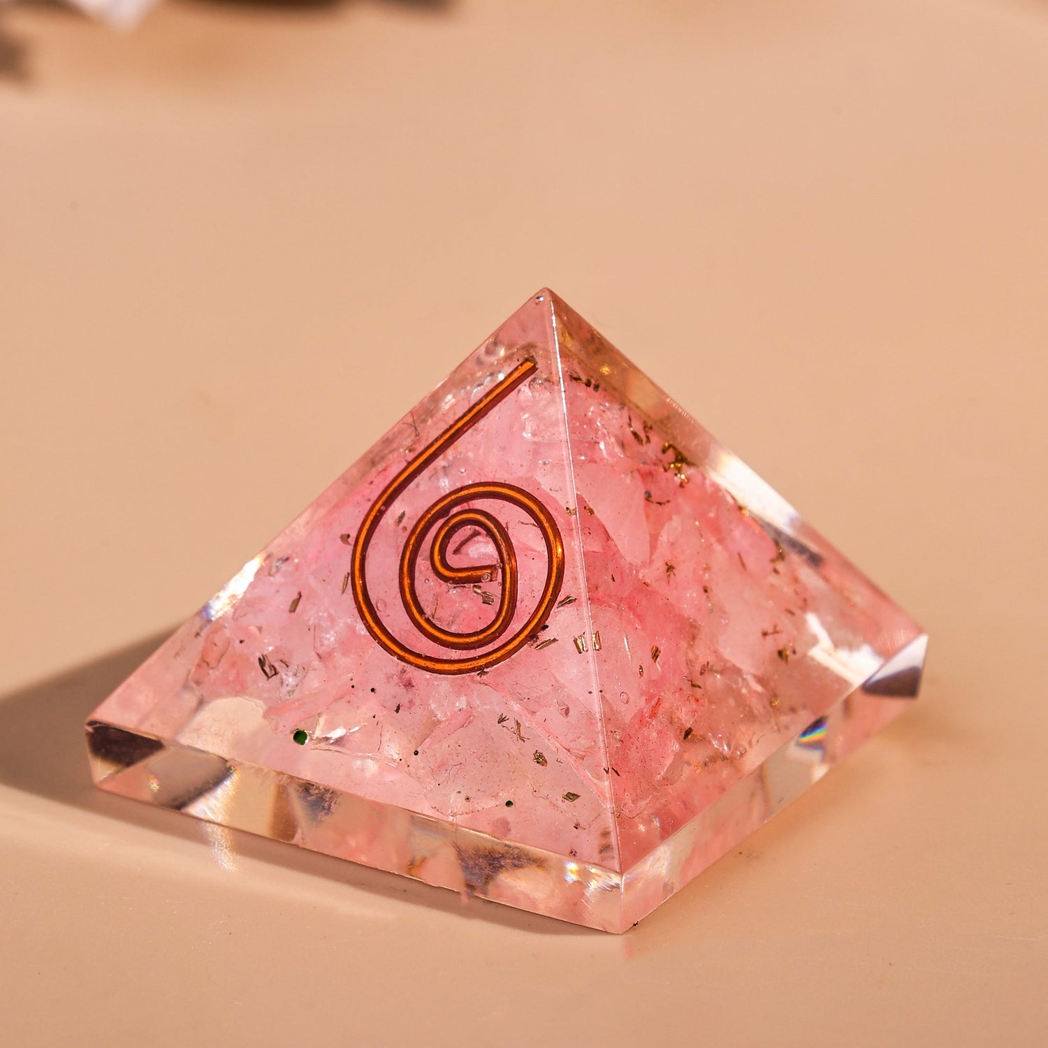 Rose Quartz Pyramid (Relationship & Love)
