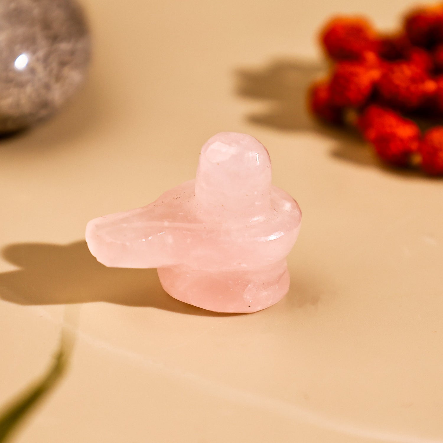 Rose Quartz Shivling