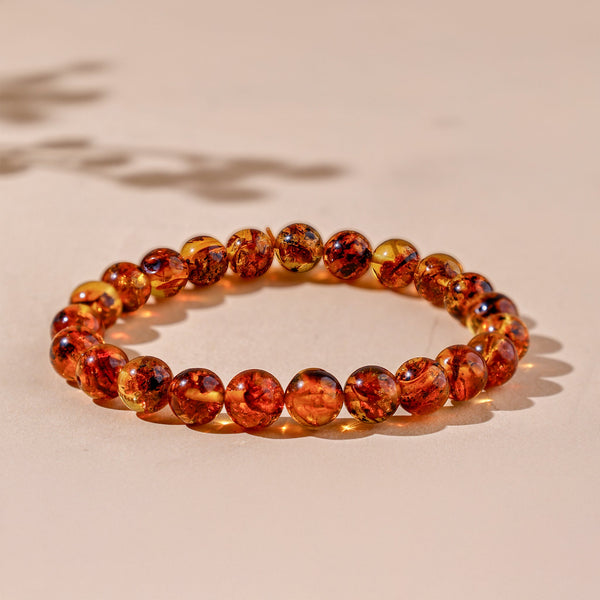 Amber Bracelet: Promotes Good Luck, Success and Observes Negative Energy