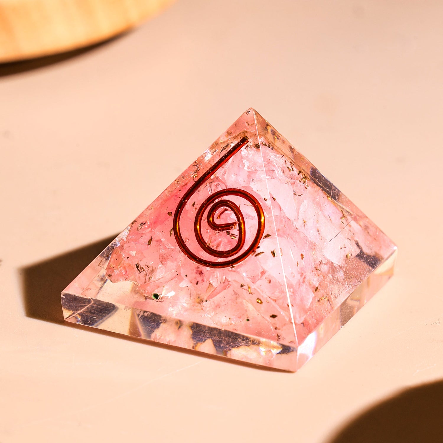 Rose Quartz Pyramid (Relationship & Love)