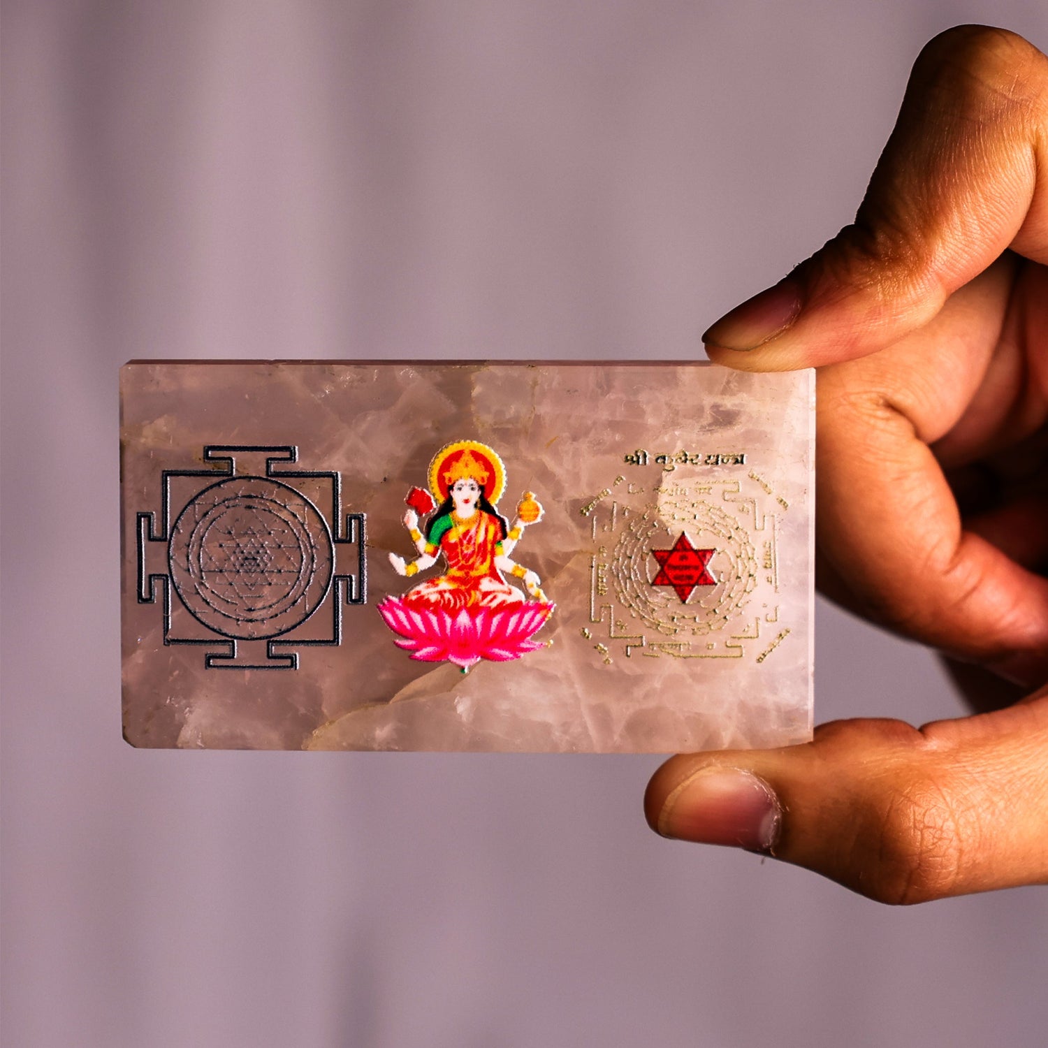 Rose Quartz Kuber Yantra