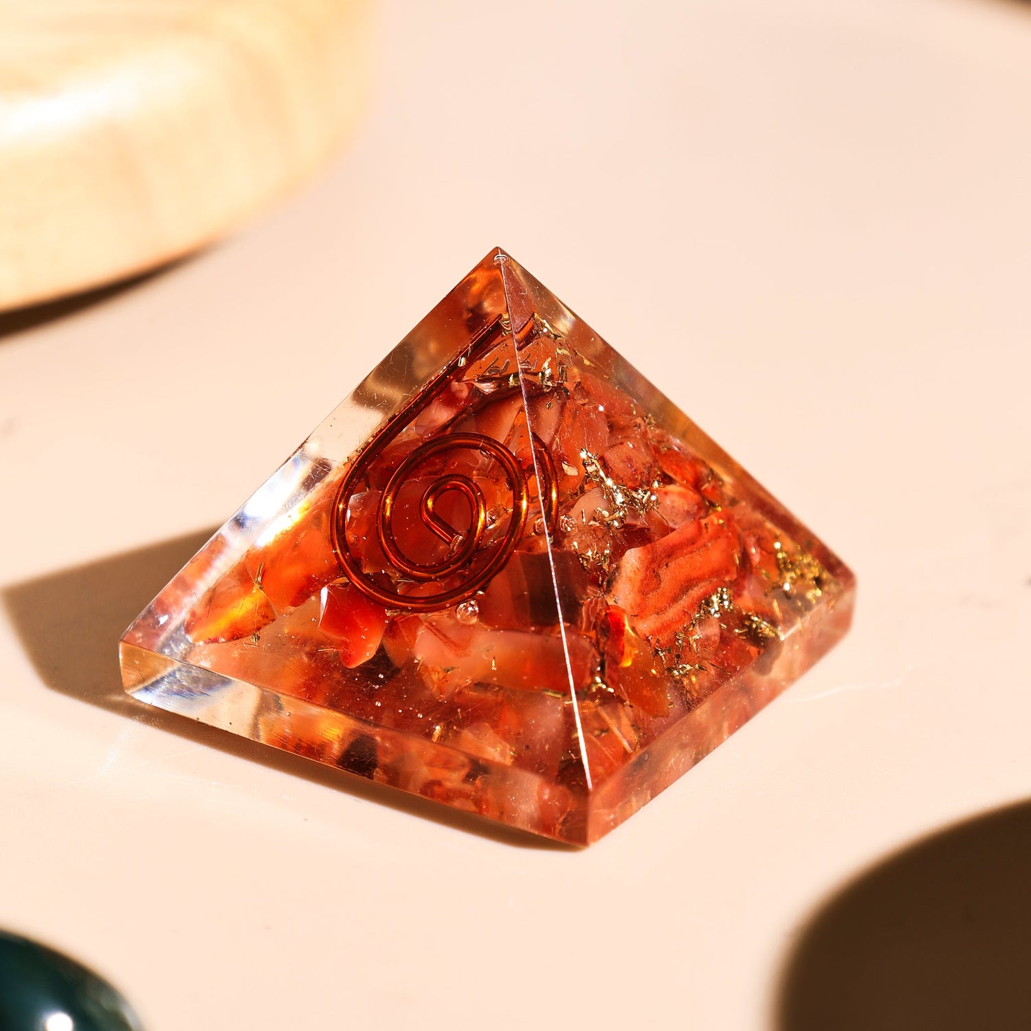 Carnelian Pyramid: Supports in Achieving Goals
