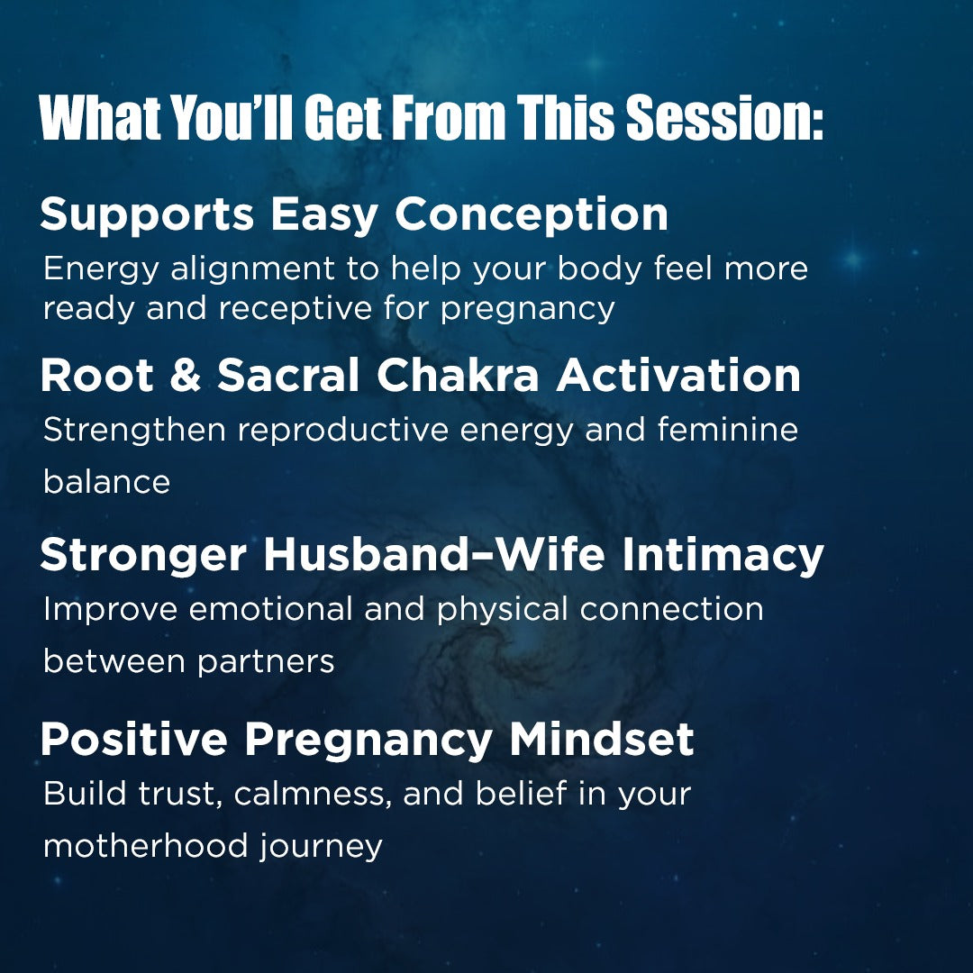 Fertility Blessings - Garbh sidhi Healing Session