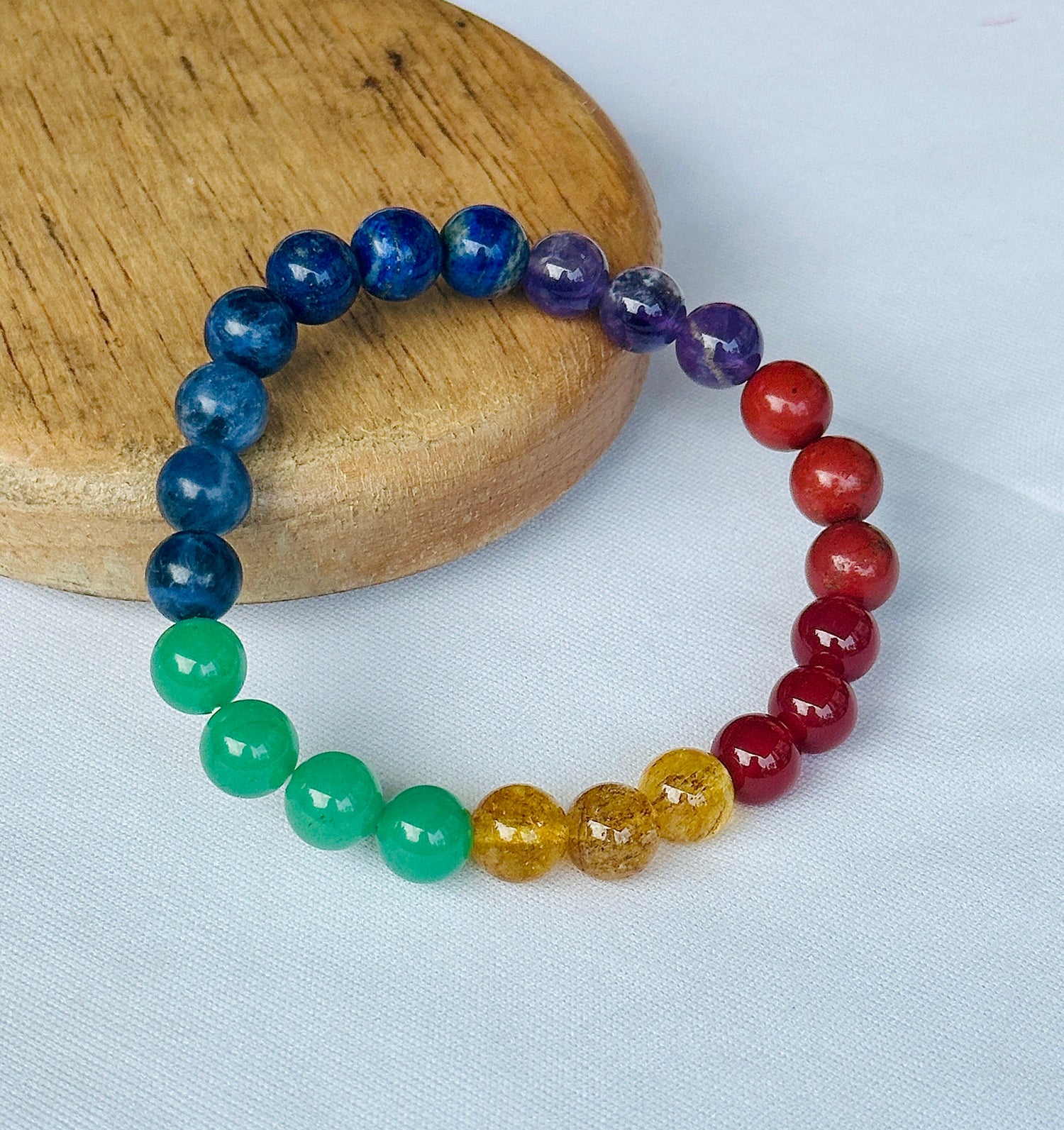 Seven Chakra Bracelet: Balances All Chakras