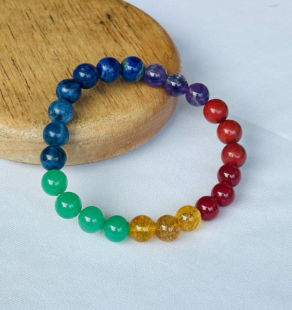 Seven Chakra Bracelet: Balances All Chakras