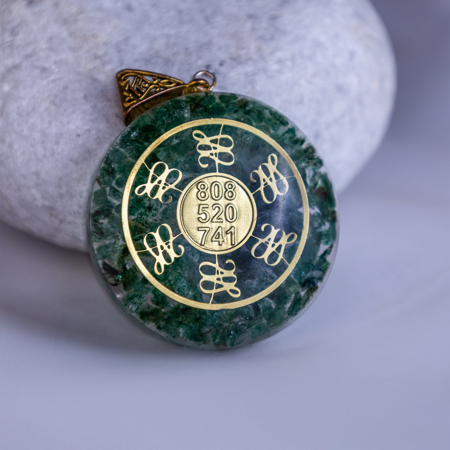 Green Aventurine Angelic Crystal Pendant